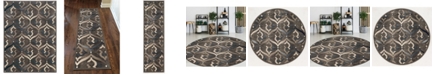 KM Home Imperia Brown Area Rug Collection
